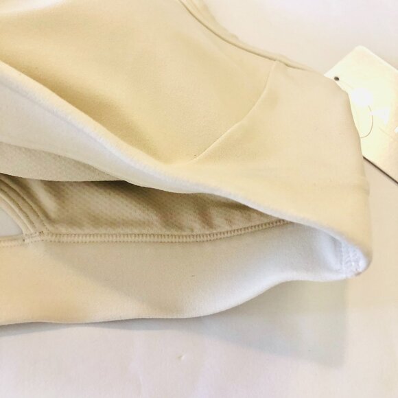 Athleta Vital Bra Racerback Sports Bra Size L Best for A-C cup with Pads White - Picture 4 of 12